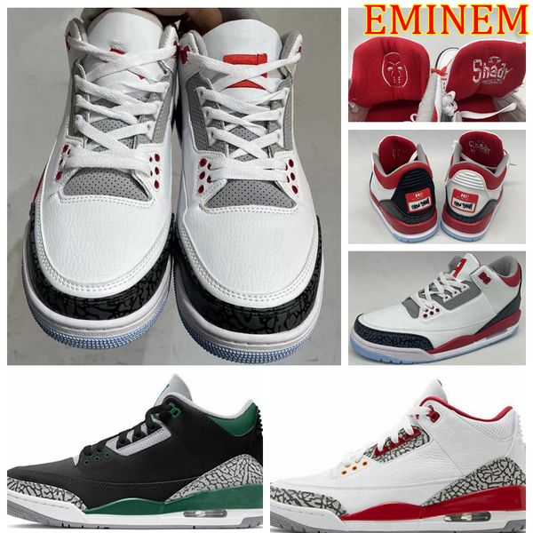High Basketball Chaussures Hommes Femmes Halftime Show Slim Shady Red Cardinal Sneakers Pine Green Racer Blues Brave Del Sol Georgetown Cement Cat Trainers Avec boîte et carte