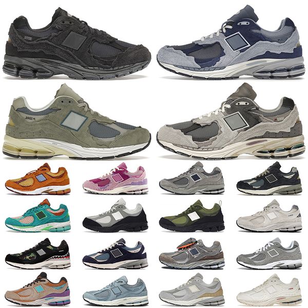 New balance 2002r nb hommes triples noirs blancs de mer Verre obsidienne Tiger Wolf Grey Purple Nebula Neon Iron Man Trainers Sports Sneakers