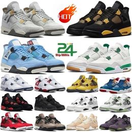 basketball shoes sneakers designer shoes trainers shoes Chaussures black cat retros military black pine green topshoesfactory