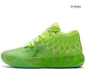 Basketbalschoenen Sportschoen Trainer Sneakers Paarse glimp Proze groene zwarte lamelo ball Queen City Men Sales MB1 maat 40-46 A23
