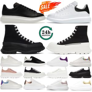 alexander mc queens mcqueen Hommes femmes designers chaussures plates - formes chaussures de sport de Blanc cuir chaussures de sport pour hommes jogging extérieur