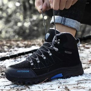 Basketbalschoenen Winter Slip-resistente Sneakers Brand Man Walk Boots Mens Black Sport-items Aankomst Minimalistisch Besket YDX2