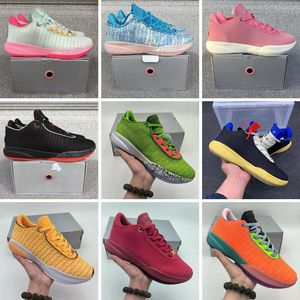 Zapatillas de baloncesto Lebrons 20 Time Machine South Beast All Star The Debut Violet Frost Stocking Stuffer láser naranja corredor azul Elegido 1