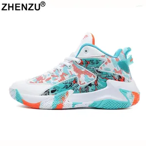 Basketbalschoenen ZHENZU 36-46 Lichtgewicht Heren Jongens Ademend Antislip Draagbaar Sport Atletische Sneakers Dames