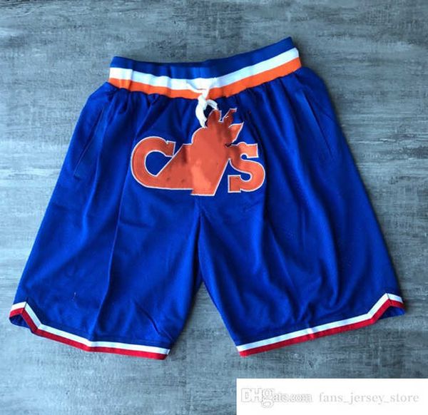 Pantalones cortos de baloncesto Love Allen Rubio Team con 4 bolsillos con cremallera Pantalones deportivos de malla cosida Retro Pantalones deportivos cortos S-2XL