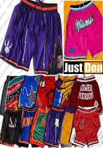 Basketbal shorts Mitchell Ness Pocket Pants Big Face Retro Authentic Zipper Sweatpant Pantalones Cortos Baloncesto Outdoor Exer3218870