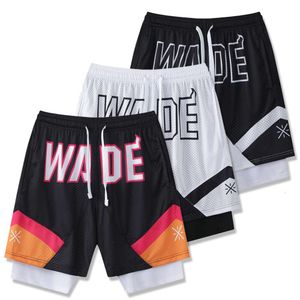 Shorts de basket-ball Autres articles de sport Summer Wade's Shorts, séchage rapide, entraînement respirant, course, basket-ball, Capris sportif américain pour hommes