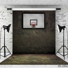 supports de basket-ball arrière-plans de photographie en tissu de vinyle portrait toile de fond photographique 5X7ft décors en tissu de vinyle pour studio photo caméra