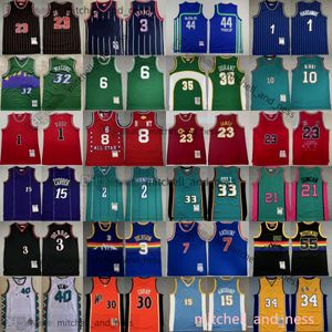 Basketball Vince Carter Jersey rétro Malone Tracy McGrady Gary Payton Dennis Rodman Steve Nash Allen Iverson Carmelo