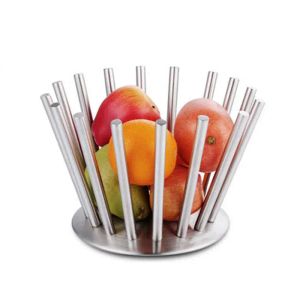 Paniers Créativité Panier à Fruits en Acier Inoxydable Pliable Rotation Support à Fruits Bol Support à Fruits pour Fruits Légumes ou Pain