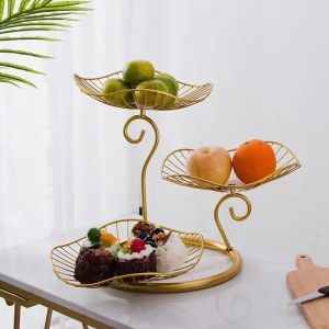 Cestas Plato de frutas Bandejas para magdalenas de dulces Soporte de buffet Torre Platos de mesa de cocina para Navidad Boda Fiesta Pastel Bandeja de postres Ensaladera