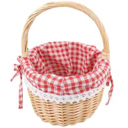 Manden Manden Outdoor speelgoed Organisator Picknick opbergtas Little Red Riding Hood Fruit Basket Bride