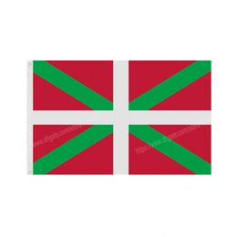 Drapeaux Basques bannière nationale en Polyester volant 90x150cm 3*5 pieds drapeau partout dans le monde en plein air peut être personnalisé