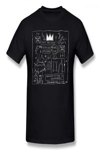 Camiseta Basquiat, camiseta de JEAN MICHEL BASQUIAT BEAT BOP ALBUM FAN ART, camiseta 100 algodón de talla grande, camiseta divertida de moda 5684375