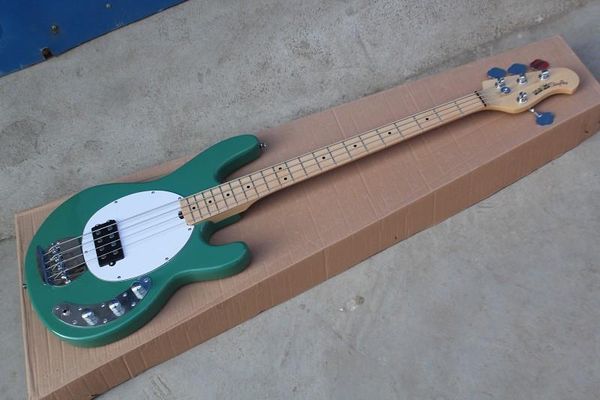 Guitare basse StingRay 4 Music Man, instruments de musique électriques verts, pickups actifs, 2022