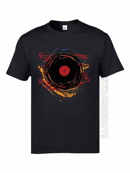 Bass Music Disc T-shirts Démo Record CD Hommes Style Rétro Symphy T-shirts Hip Hop College T-shirts Jeunes Teeshirts Cott 36rC #