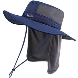 Bassdash UPF 50 Protection UV seau chapeau résistant à l'eau à large bord tactique chapeau de pêche taille réglable 240320