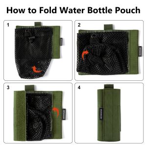 Bassdash Water Bottle Pouche avec bracelets molles