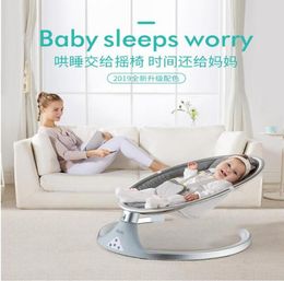 Bassinets Cradles Chaise à bascule électrique Baby Cradle Reclure Sleep Nou nouveau-né réconfortant Bionic Shaking Shaker2125642
