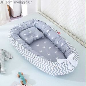 Berceaux Berceaux Pliant Bébé Nid Parc Lit Berceau Nouveau-Né Bébé Matelas Bassnet Bébé Panier Clôture avec Sac À Dos Voyage Four Seasons Global Z230804