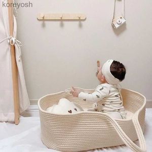 Wiegen Wiegen Draagbare Baby Slaapmand Nest Pasgeboren Outdoor Bed Wieg Baby Wieg Vuile Kleren OpbergmandenL231016