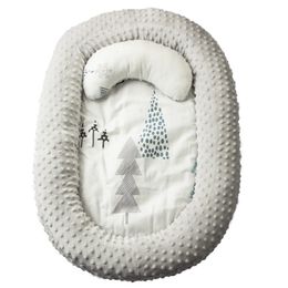 Bassinets Cunas Viaje Plegable Suave Portátil Cama de bebé Protección Cuna Cuna Buggy Colchón Tumbona Parachoques Infantil 230510