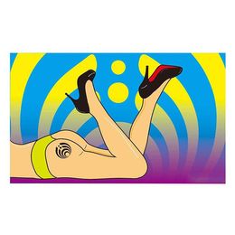 Bassnectar Sexy Lady Flag 3x5 voet hoge kwaliteit dubbele gestikte hoogwaardige fabriek directe polyester met koperen inkommen