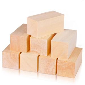 Blocs de sculpture en tilleul 4X2 pouces, grand Kit de bois blanchi pour enfants adultes débutants ou experts