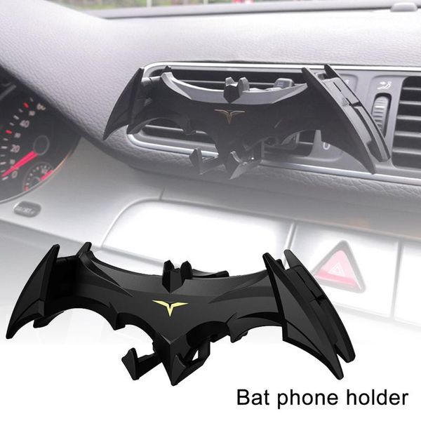 Type de boucle de gravité en forme de chauve-souris support pour téléphone de voiture cadre de Support de Navigation de sortie d'air adapté à tous les appareils de 4 à 6.5 pouces