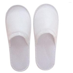 Bath Accessoire Set 10pairs wegwerpgloezers El Travel Slipper Spa Gast Soft gesloten voor feesthuis salon Homesta