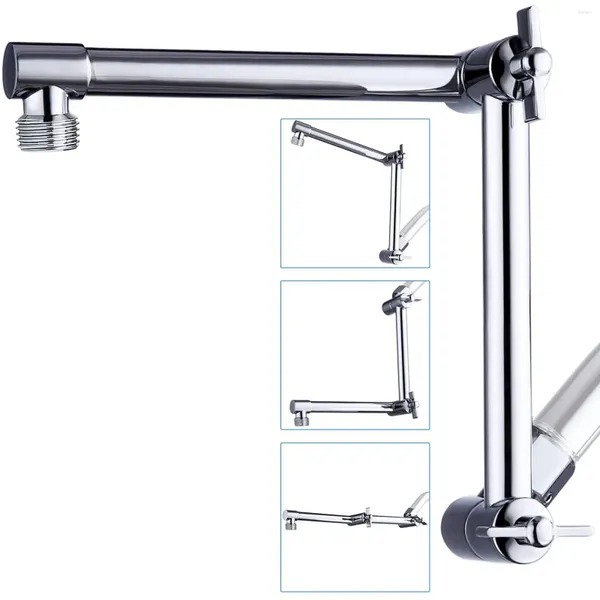 Juego de accesorios de baño, cabezal de ducha de latón macizo ajustable de 12 pulgadas, soporte de extensión, mejoras para el hogar y el baño