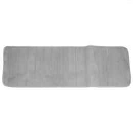 Juego de accesorios de baño 120x40cm absorbente antideslizante espuma viscoelástica cocina dormitorio puerta alfombra alfombra gris