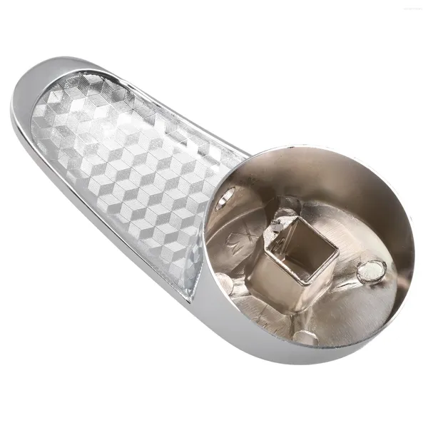 Ensemble d'accessoires de bain 1 pièce, poignée de robinet mitigeur, pièces chromées polies miroir pour la cuisine domestique, accessoires de remplacement de lavabo de salle de bains