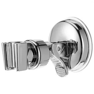 Bath Accessoire Set 1pc Silver Shower Head Holder Suctering Handheld Bracket