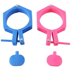 Ensemble d'accessoires de bain 2 PCS Gobelets à sublimation Pinch Perfect Tool Bleu Rose Pour 20 Oz Blanks