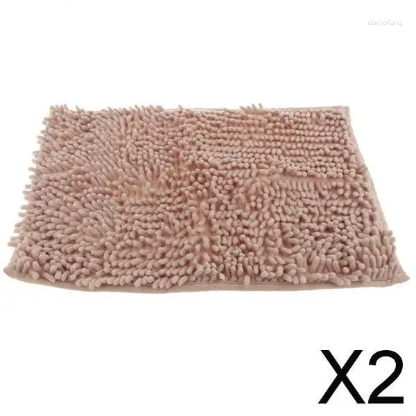 Ensemble d'accessoires de bain 2x micro-salles de salle de bain tapis de douche de tapis de douche