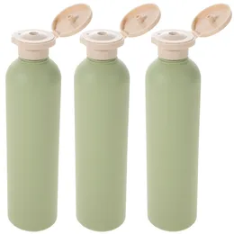 Ensemble d'accessoires de bain 3 pcs de douche bouteille shampooing rechargeable moussant de savon à main shampooing intérieur usage lotion paquet en plastique pratique