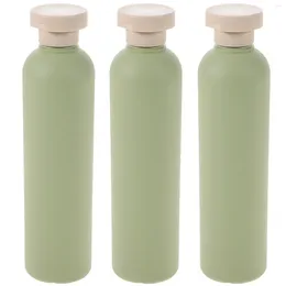 Conjunto de accesorios de baño 3 pcs ducha gel de botella Sub para champú sosteniendo botellas de jabón paquete de jabón recipiente PE Viajamiento simple