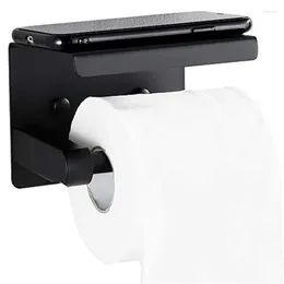 Ensemble d'accessoires de bain en acier inoxydable 304, moderne, peu encombrant, élégant, multifonctionnel, pratique, robuste, support de papier toilette, support de téléphone