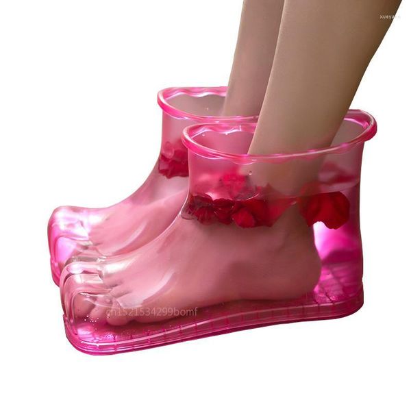 Ensemble d'accessoires de bain, bottes de Massage de 33 pieds, pantoufles de Relaxation domestique, chaussures de soins des pieds, compresse de trempage des pieds, semelle d'acupuncture théorique