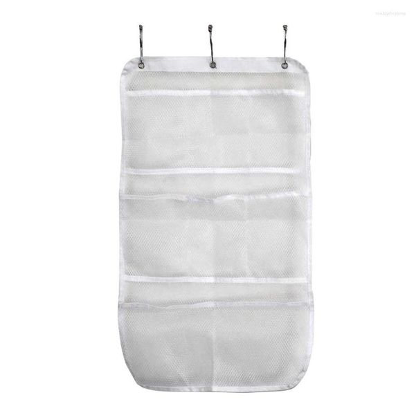 Ensemble d'accessoires de bain sac organisateur de jouets jeu baignoire bébé maille poupée stockage produits de salle de bain