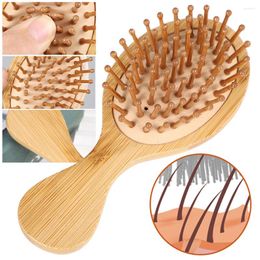 Bath Accessory Set Bamboo Air Cushion Cepillo para el cabello Anti estático peine Reducir la pérdida de mujeres pequeñas lindas herramientas