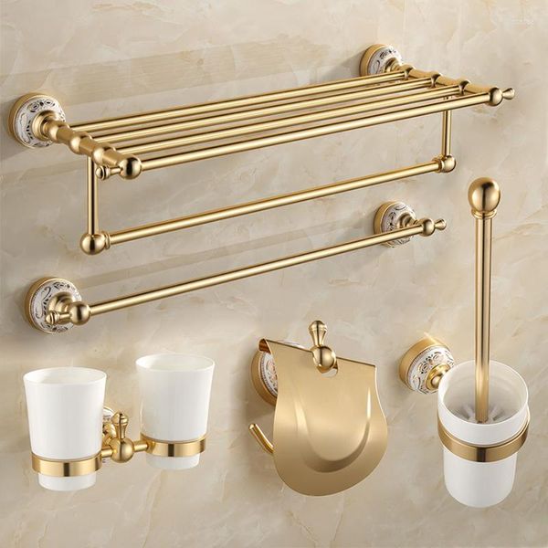 Accesorio de baño accesorios de baño accesorios de baño dorado soporte de papel soporte de papel percha