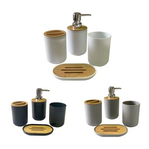Badaccessoire set badkamer accessoires soap dispenser fles schotel toilet tandenborstel houder cup pak 230221