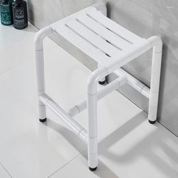 Ensemble d'accessoires de bain salle de bain tabouret sans barrière siège chaise toilette personnes âgées handicapées acier inoxydable antidérapant