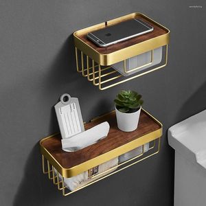 Badaccessoire set badkamer papieren houder borstel gouden rol tissue doos rek toilet aluminium hardware