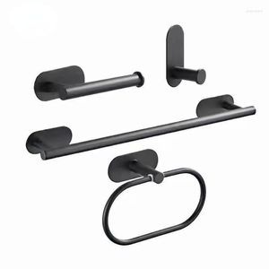 Badaccessoire set badkamer handdoekbar 304 roestvrijstalen ring ring rail toiletpapier houder kleerhanger hardware accessoires