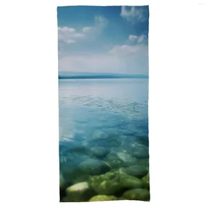 Bath accessoire ensemble serviette de plage Lake Lake Water Microfiber Towels Swimmers Salle de bain 27,6 