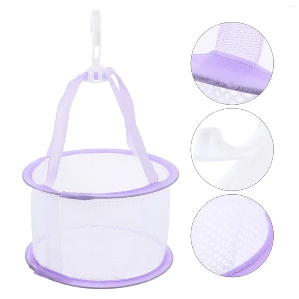 Ensemble d'accessoires de bain, filet de séchage d'œufs de beauté, panier d'éponges, sèche-chaussettes, support de jouets suspendus