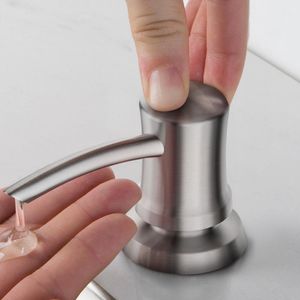 Bath Accessoire Set Brass Kitchen Soap en Lotion Dispenser in spot-vrij roestvrij staal